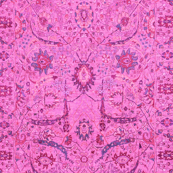 Machine Washable Abstract Pink Modern Rug, wshabs4106pnk