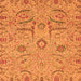 Square Abstract Orange Modern Rug, abs4106org