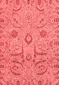 Abstract Red Modern Rug, abs4106red