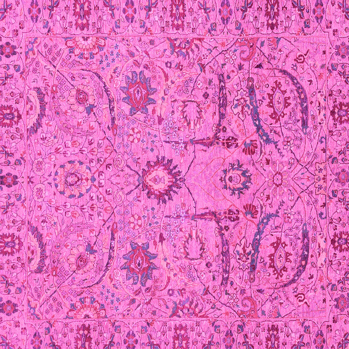 Square Abstract Pink Modern Rug, abs4106pnk