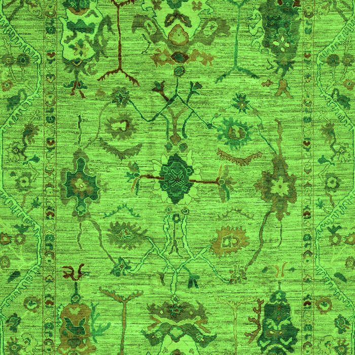 Oriental Green Traditional Rug, abs4107grn