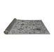 Sideview of Oriental Gray Traditional Rug, abs4107gry