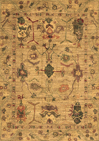 Oriental Brown Traditional Rug, abs4107brn