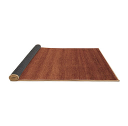 Sideview of Abstract Brown Modern Rug, abs4108brn