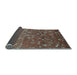 Sideview of Abstract Light Blue Modern Rug, abs4109lblu