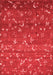 Abstract Red Modern Area Rugs