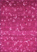 Machine Washable Abstract Pink Modern Rug, wshabs4109pnk