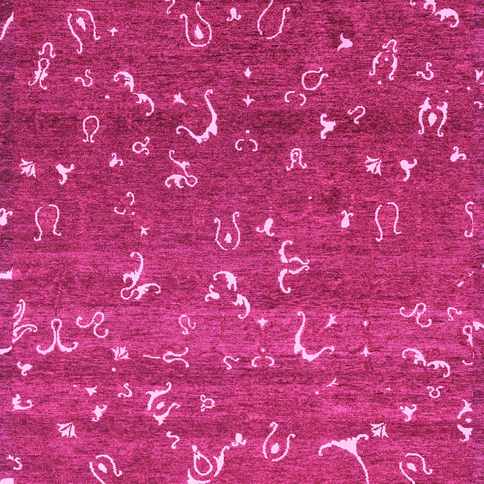 Machine Washable Abstract Pink Modern Rug, wshabs4109pnk