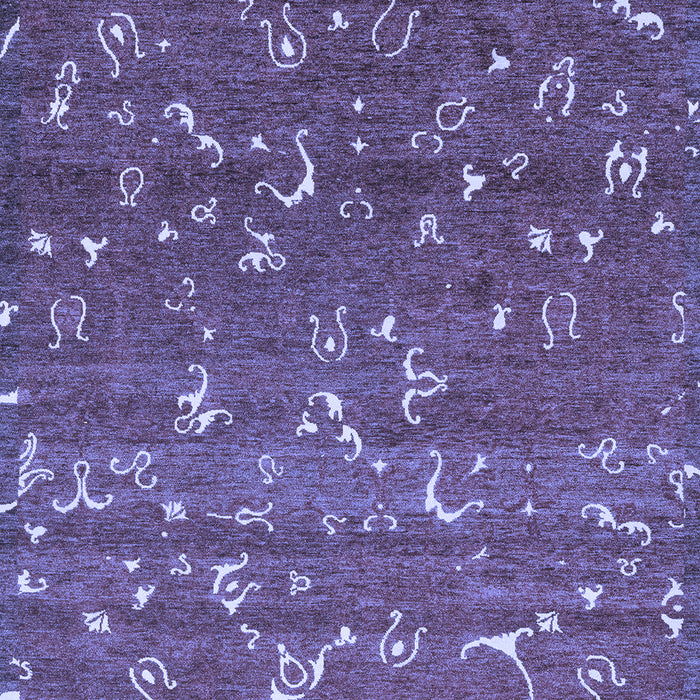 Machine Washable Abstract Blue Modern Rug, wshabs4109blu