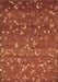 Abstract Brown Modern Rug, abs4109brn