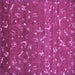 Square Machine Washable Abstract Purple Modern Area Rugs, wshabs4109pur