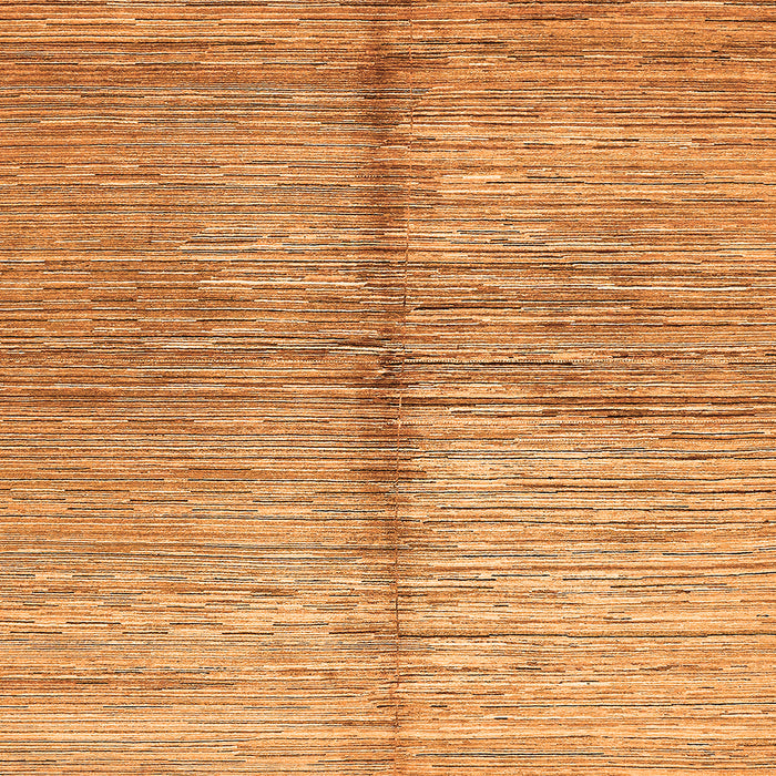 Square Machine Washable Abstract Orange Modern Area Rugs, wshabs410org