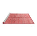 Modern Red Washable Rugs