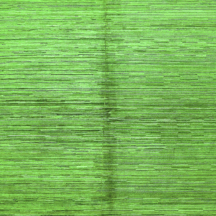 Square Abstract Green Modern Rug, abs410grn