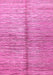 Machine Washable Abstract Pink Modern Rug, wshabs410pnk