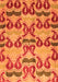 Abstract Orange Modern Rug, abs4110org