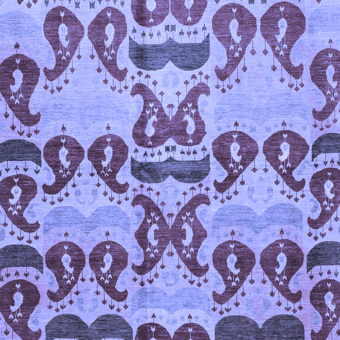 Abstract Blue Modern Rug, abs4110blu