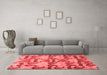 Modern Red Washable Rugs