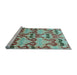 Sideview of Machine Washable Abstract Light Blue Modern Rug, wshabs4110lblu