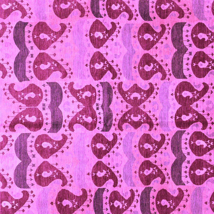 Square Abstract Purple Modern Rug, abs4110pur