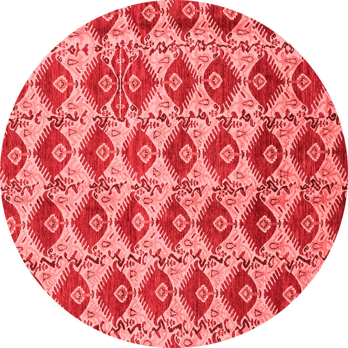Abstract Red Modern Rug, abs4111red