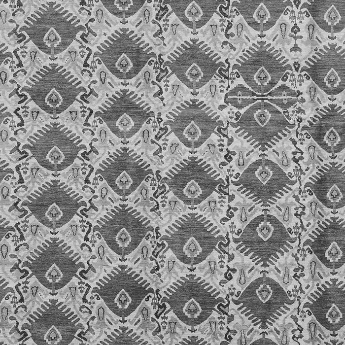 Abstract Gray Modern Rug, abs4111gry