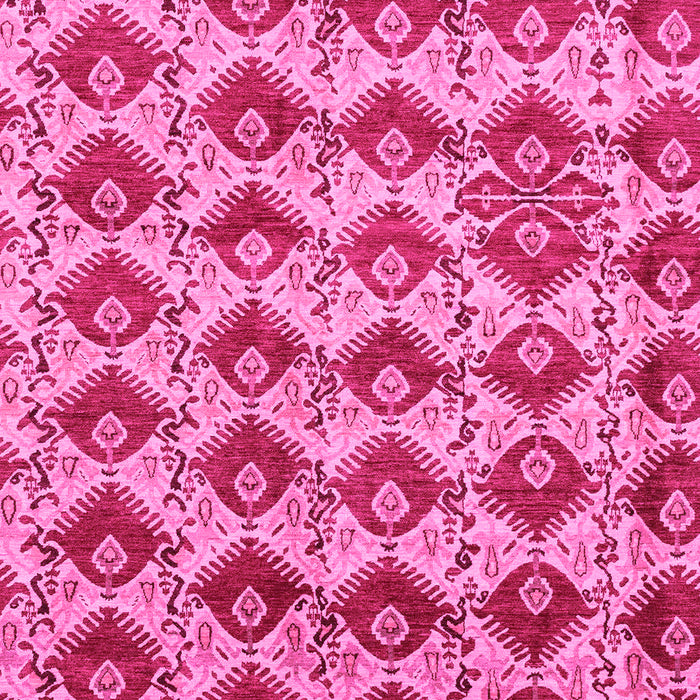 Machine Washable Abstract Pink Modern Rug, wshabs4111pnk