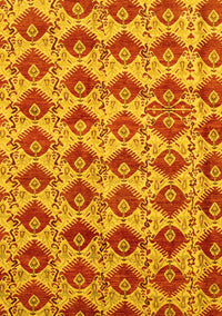 Abstract Yellow Modern Rug, abs4111yw