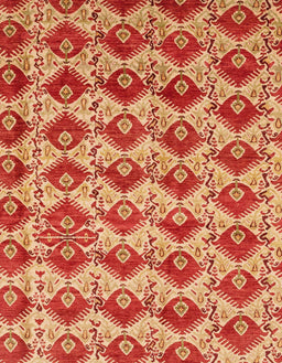 Abstract Neon Red Modern Rug, abs4111