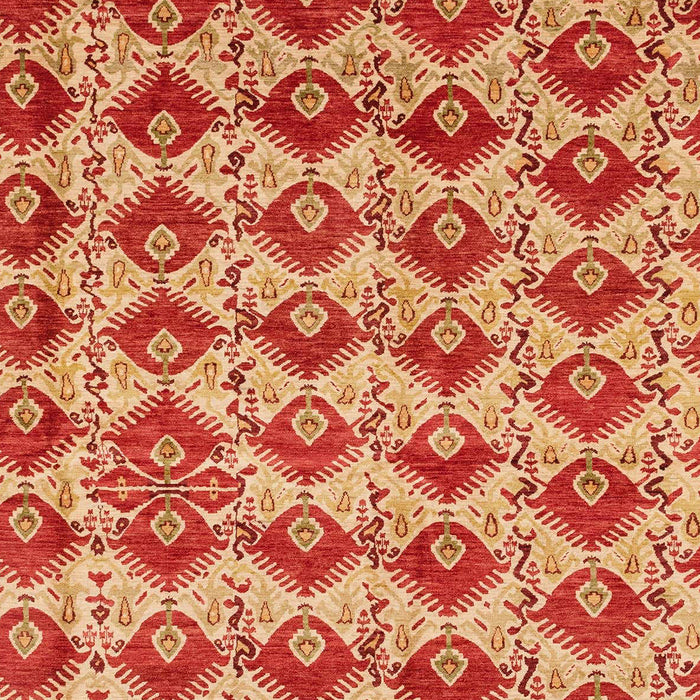 Abstract Neon Red Modern Rug, abs4111