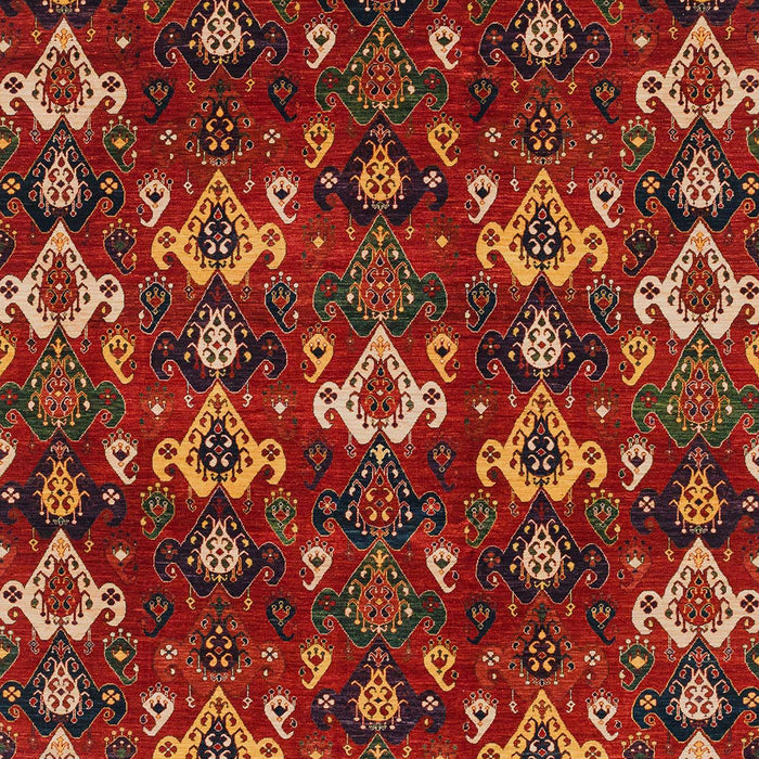 Abstract Red Modern Rug, abs4112