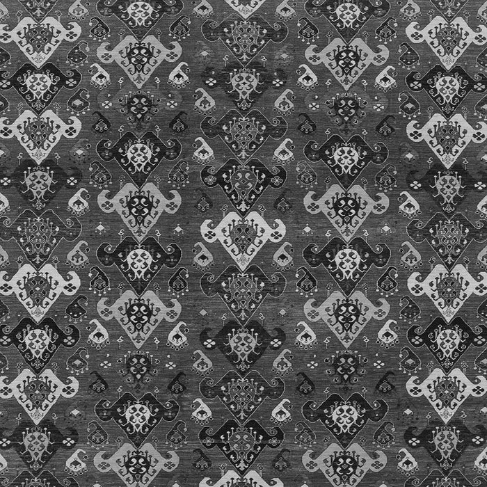 Square Abstract Gray Modern Rug, abs4112gry