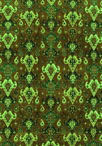 Abstract Green Modern Rug, abs4112grn