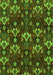 Abstract Green Modern Rug, abs4112grn