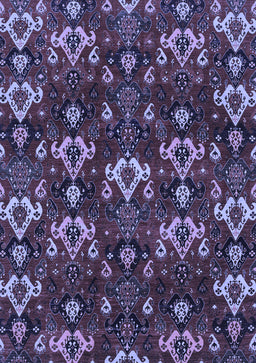 Abstract Blue Modern Rug, abs4112blu
