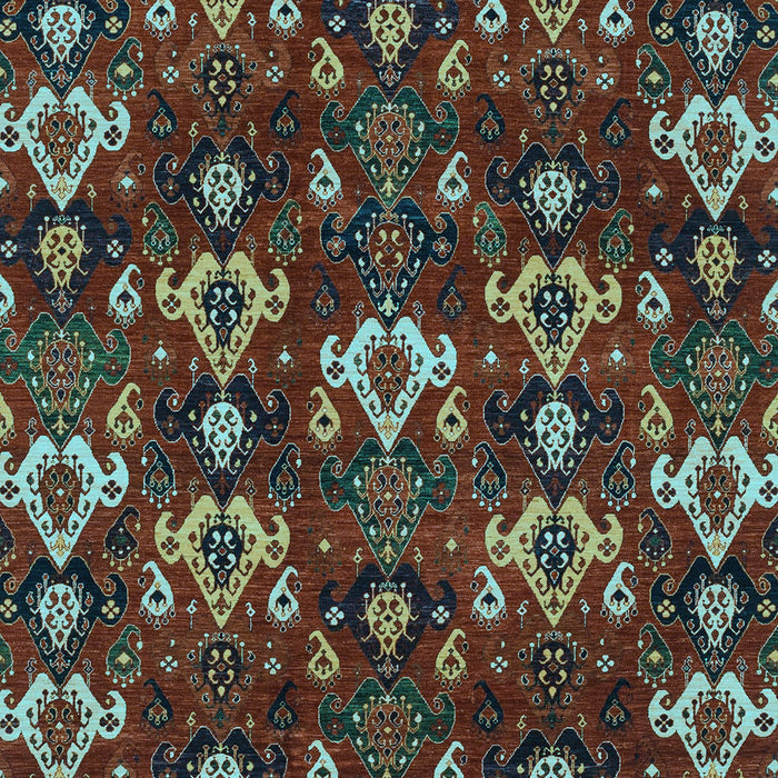 Machine Washable Abstract Light Blue Modern Rug, wshabs4112lblu