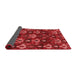 Abstract Red Modern Area Rugs