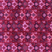 Square Machine Washable Abstract Pink Modern Rug, wshabs4112pnk