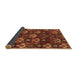 Sideview of Abstract Brown Modern Rug, abs4112brn