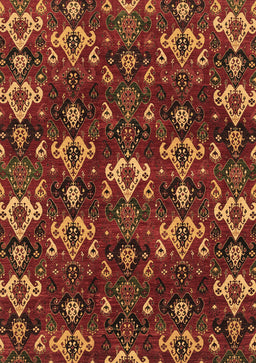 Abstract Brown Modern Rug, abs4112brn