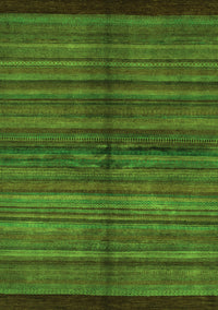 Abstract Green Modern Rug, abs4113grn