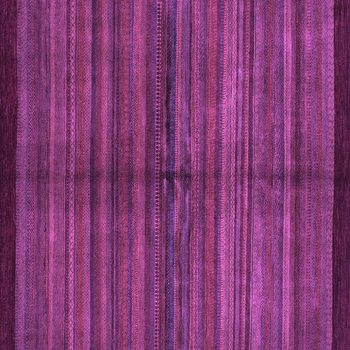 Square Machine Washable Abstract Purple Modern Area Rugs, wshabs4113pur