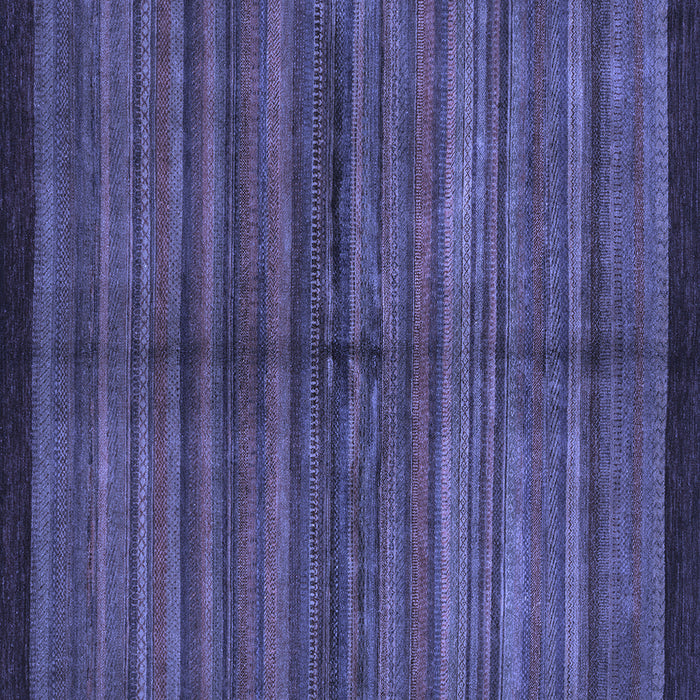 Square Abstract Blue Modern Rug, abs4113blu