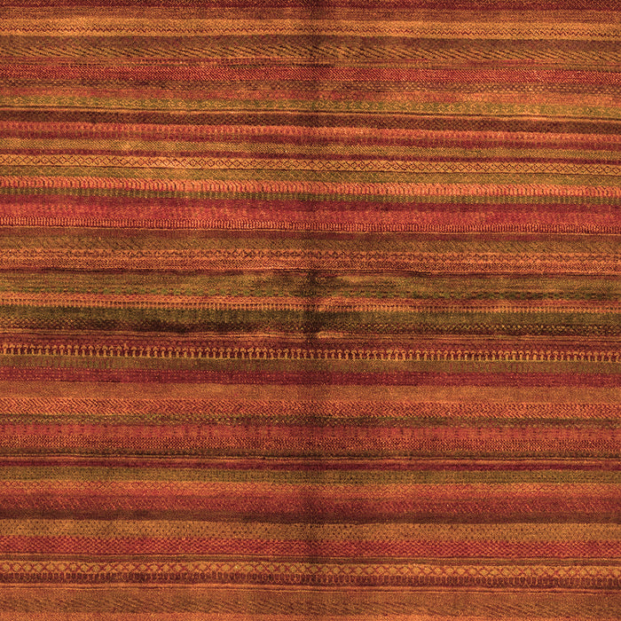 Abstract Orange Modern Rug, abs4113org