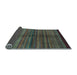 Sideview of Abstract Light Blue Modern Rug, abs4113lblu