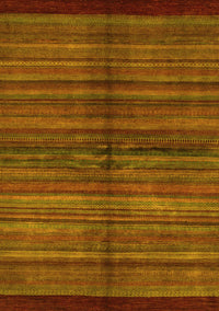 Abstract Yellow Modern Rug, abs4113yw