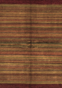 Abstract Brown Modern Rug, abs4113brn