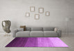 Machine Washable Abstract Purple Modern Area Rugs in a Living Room, wshabs4114pur