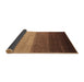 Sideview of Abstract Brown Modern Rug, abs4114brn