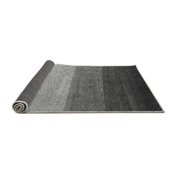 Sideview of Abstract Gray Modern Rug, abs4114gry